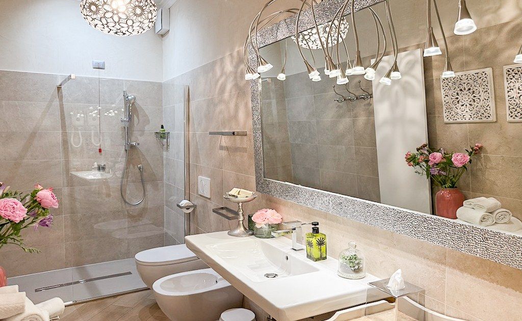 Casa de banho do apartamento Santo Stefano, La Dolce Vita Boutique Apartments em Verona